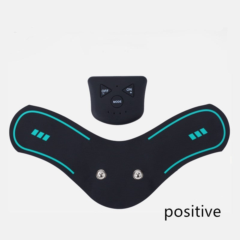 Cross-border explosion of smart ems pulse mini portable cervical massager small massage stickers factory direct sales